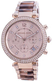  Shop Authentic Michael Kors Parker Chronograph Rose Gold Dial Two Tone Steel Strap Watch For Women - MK6832 - Luxxuri