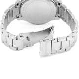  Shop Authentic Michael Kors Layton Chronograph Mother of Pearl Blue Dial Silver Steel Strap Watch For Women - MK6847 - Luxxuri