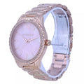  Shop Authentic Michael Kors Layton Three Hand Pink Dial Rose Gold Steel Strap Watch For Women - MK6848 - Luxxuri