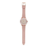  Shop Authentic Michael Kors Runway Three Hand Crystal Pave Dial Pink Rubber Strap Watch For Women - MK6854 - Luxxuri