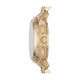  Shop Authentic Michael Kors Runway Mercer Analog Brown Dial Gold Steel Strap Watch For Women - MK6855 - Luxxuri