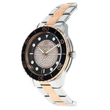 Shop Authentic Michael Kors Runway Quartz Black Dial Two Tone Steel Strap Watch For Women - MK6960 - Luxxuri
