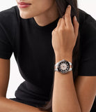  Shop Authentic Michael Kors Runway Quartz Black Dial Two Tone Steel Strap Watch For Women - MK6960 - Luxxuri