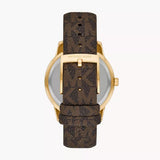  Shop Authentic Michael Kors Tibby Multifunction Gold Dial Brown Leather Strap Watch For Women - MK6966 - Luxxuri