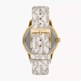  Shop Authentic Michael Kors Tibby Multifunction Silver Dial White Leather Strap Watch For Women - MK6967 - Luxxuri