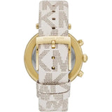  Shop Authentic Michael Kors Tibby Multifunction Silver Dial White Leather Strap Watch For Women - MK6967 - Luxxuri