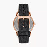  Shop Authentic Michael Kors Tibby Multifunction Black Dial Black Leather Strap Watch For Women - MK6968 - Luxxuri