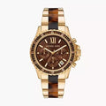  Shop Authentic Michael Kors Everest Chronograph Brown Dial Two Tone Steel Strap Watch For Women - MK6973 - Luxxuri