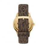  Shop Authentic Michael Kors Runway Quartz Black Dial Brown Leather Strap Watch For Women - MK6979 - Luxxuri