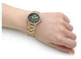 Shop Authentic Michael Kors Camille Multifunction Green Dial Gold Steel Strap Watch For Women - MK6981 - Luxxuri