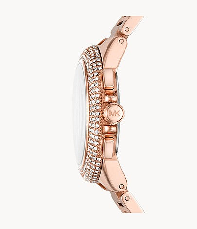  Shop Authentic Michael Kors Kerry Purple Dial Rose Gold Stainless Steel Strap Watch for Women - MK3482 - Luxxuri