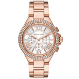  Shop Authentic Michael Kors Camille Chronograph White Dial Rose Gold Steel Strap Watch For Women - MK6995 - Luxxuri