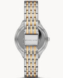  Shop Authentic Michael Kors Mindy Three Hand White Dial Two Tone Steel Strap Watch For Women - MK7084 - Luxxuri