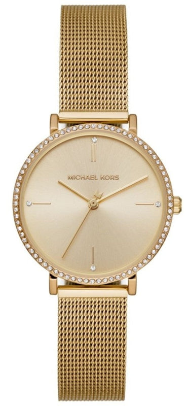  Shop Authentic Michael Kors Darci Quartz Gold Dial Gold Mesh Strap Watch for Women - MK7121 - Luxxuri