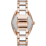  Shop Authentic Michael Kors Janelle Three Hand Rose Gold Dial Two Tone Steel Strap Watch For Women - MK7134 - Luxxuri