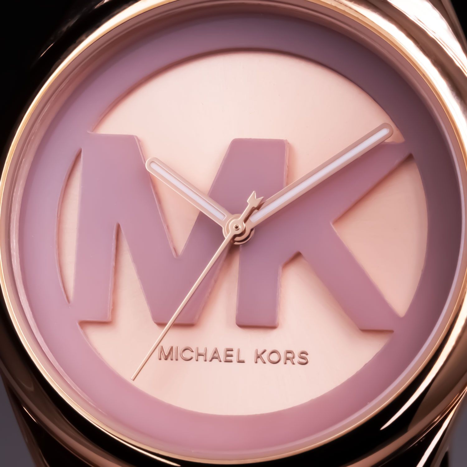 Shop Authentic Michael Kors Janelle Three Hand Rose Gold Dial Pink Rubber Strap Watch For Women - MK7139 - Luxxuri