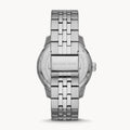 Michael Kors Cunningham Multifunction Blue Dial Silver Steel Strap Watch For Men - MK7153