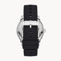 Michael Kors Cunningham Multifunction Blue Dial Black Rubber Strap Watch For Men - MK7160