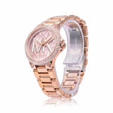  Shop Authentic Michael Kors Camille Three Hand Rose Gold Dial Rose Gold Steel Strap Watch For Women - MK7197 - Luxxuri