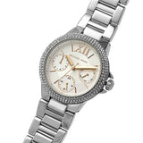  Shop Authentic Michael Kors Camille Chronograph White Dial Silver Steel Strap Watch For Women - MK7198 - Luxxuri