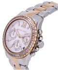  Shop Authentic Michael Kors Everest Chronograph White Dial Two Tone Steel Strap Watch For Women - MK7214 - Luxxuri