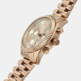  Shop Authentic Michael Kors Lexington Chronograph Grey Dial Rose Gold Steel Strap Watch For Women - MK7217 - Luxxuri