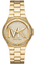  Shop Authentic Michael Kors Lennox Three Hand Gold Dial Gold Steel Strap Watch For Women - MK7229 - Luxxuri