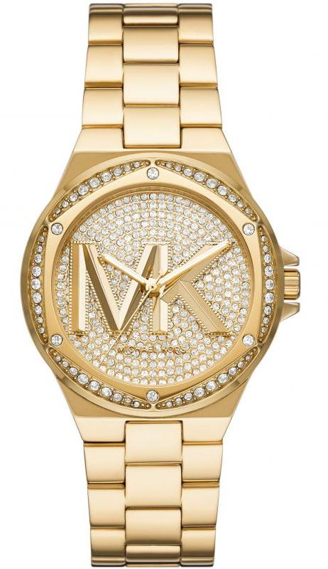  Shop Authentic Michael Kors Lennox Three Hand Gold Dial Gold Steel Strap Watch For Women - MK7229 - Luxxuri