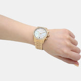  Shop Authentic Michael Kors Lexington Mother of Pearl White Dial Gold Steel Strap Watch For Women - MK7241 - Luxxuri