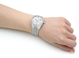  Shop Authentic Michael Kors Lexington Chronograph White Dial Silver Steel Strap Watch For Women - MK7243 - Luxxuri