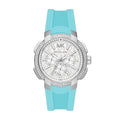  Shop Authentic Michael Kors Sidney Multifunction Analog White Dial Turquoise Silicone Strap Watch For Women - MK7246 - Luxxuri