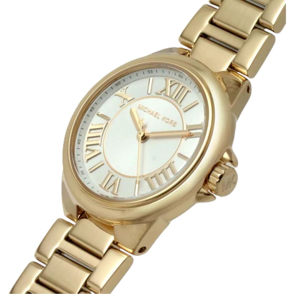 Shop Authentic Michael Kors Camille Quartz White Dial Gold Steel Strap Watch For Women - MK7255 - Luxxuri