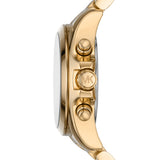  Shop Authentic Michael Kors Bradshaw Chronograph Green Dial Gold Steel Strap Watch For Women - MK7257 - Luxxuri