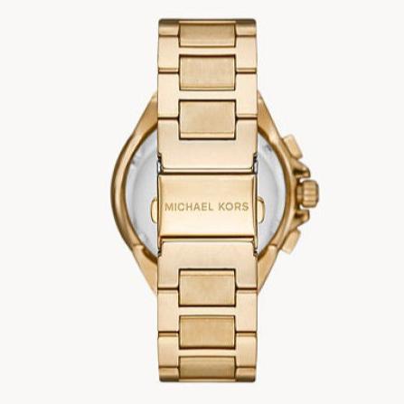  Shop Authentic Michael Kors Camille Chronograph White Dial Gold Steel Strap Watch For Women - MK7270 - Luxxuri