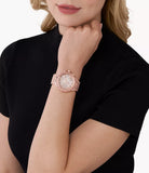  Shop Authentic Michael Kors Camille Chronograph Mother of Pearl Dial Rose Gold Steel Strap Watch for Women - MK7272 - Luxxuri