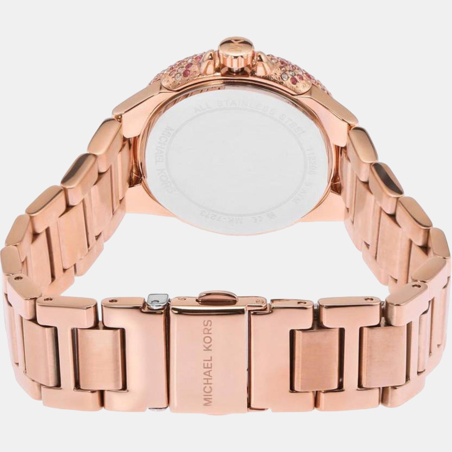  Shop Authentic Michael Kors Mini Camille Multifunction Rose Gold Dial Rose Gold Steel Strap Watch For Women - MK7273 - Luxxuri