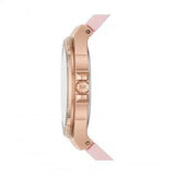  Shop Authentic Michael Kors Mini Lennox Three-Hand Rose Gold Dial Pink Silicone Strap Watch For Women - MK7282 - Luxxuri