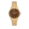  Shop Authentic Michael Kors Layton Chronograph Brown Dial Gold Steel Strap Watch For Women - MK7296 - Luxxuri