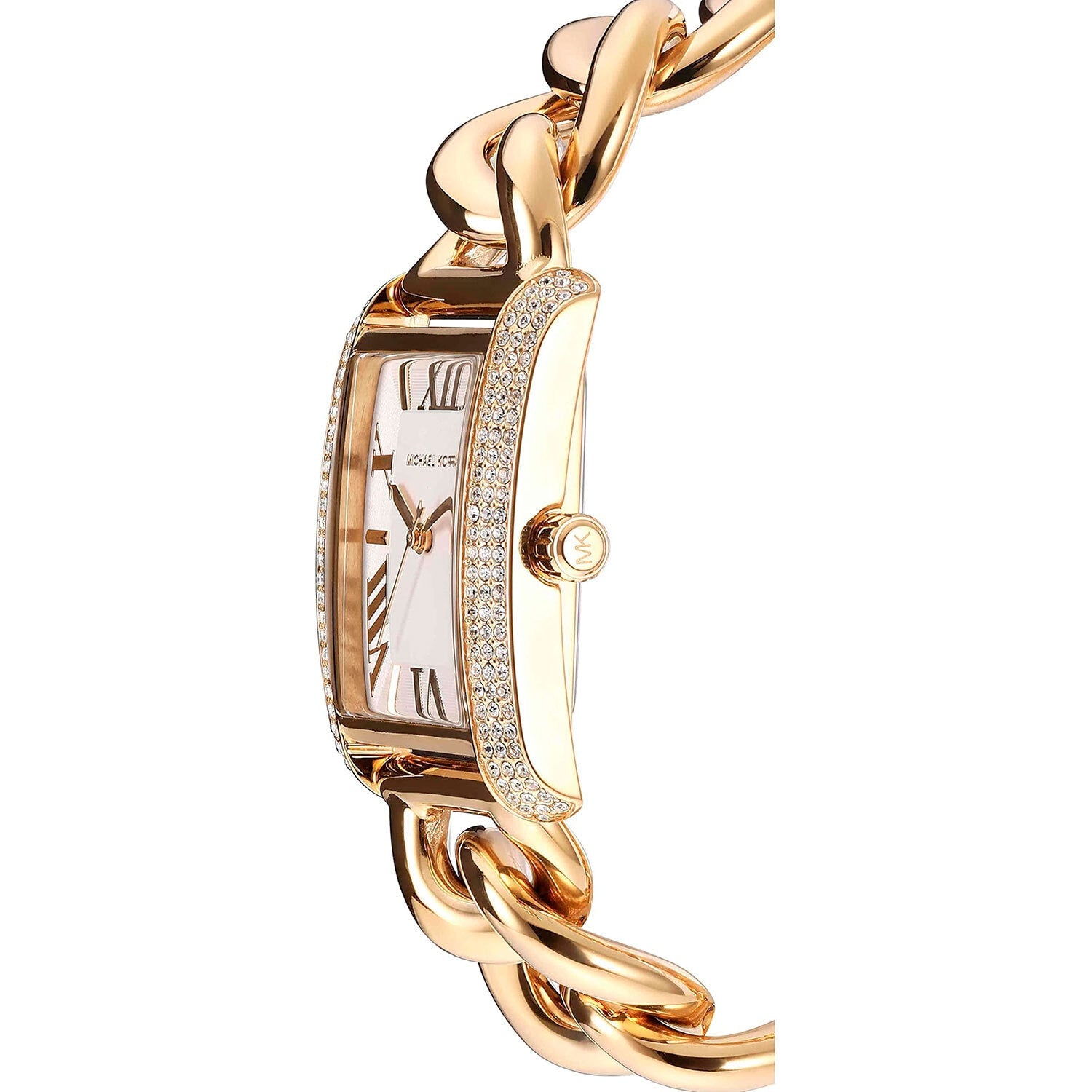  Shop Authentic Michael Kors Emery Three Hand Silver Dial Gold Steel Strap Watch For Women - Mk7300 - Luxxuri