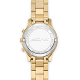  Shop Authentic Michael Kors Runway Chronograph Gold Dial Gold Steel Strap Watch For Women - MK7326 - Luxxuri
