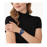  Shop Authentic Michael Kors Runway Analog Blue Dial Blue Steel Strap Watch for Women - MK7332 - Luxxuri