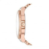  Shop Authentic Michael Kors Lennox Three Hand Rose Gold Dial Rose Gold Mesh Strap Watch For Women - MK7336 - Luxxuri