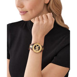  Shop Authentic Michael Kors Runway Three-Hand Brown Dial Two Tone Steel Strap Watch for Women - MK7354 - Luxxuri