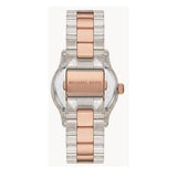  Shop Authentic Michael Kors Runway Analog Crystals Rose Gold Dial Two Tone Steel Strap Watch for Women - MK7355 - Luxxuri