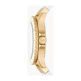  Shop Authentic Michael Kors Everest Analog Gold Dial White Silicone Strap Watch For Women - MK7357 - Luxxuri