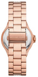  Shop Authentic Michael Kors Lennox Three-Hand Silver Dial Rose Gold Steel Strap Watch For Women - MK7362 - Luxxuri