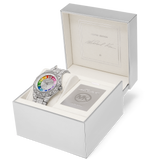  Shop Authentic Michael Kors Raquel Three-Hand Crystals Silver Dial Silver Steel Strap Watch For Women - MK7365LE - Luxxuri