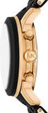  Shop Authentic Michael Kors Runway Chronograph Black Dial Black Silicone Strap Watch For Women - MK7385 - Luxxuri