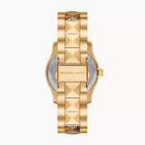  Shop Authentic Michael Kors Runway Three Hand Brown Dial Two Tone Steel Strap Watch For Women - MK7389 - Luxxuri