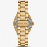  Shop Authentic Michael Kors Lennox Three Hand Gold Dial Gold Steel Strap Watch For Women - MK7289 - Luxxuri